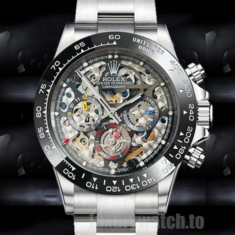 automatic rolex skeleton watch|coolest skeleton watches.